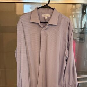 Michael strahan collection dress shirt. 17 36-37 tall. Stretchy